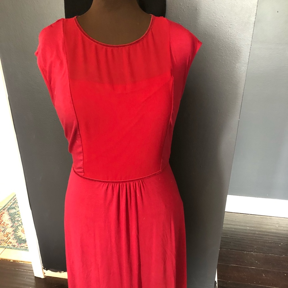 Boden Red Dress. Size 14